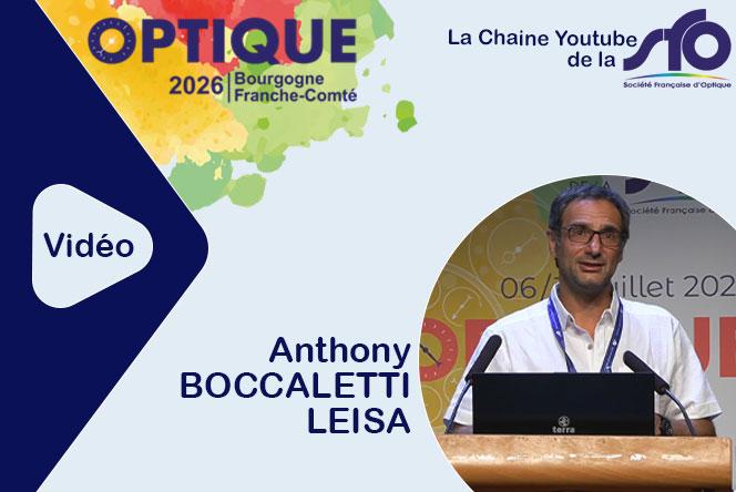 Visionner la vidéo de Anthony Boccaletti