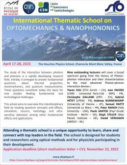 Optomechanics & NanophoNonics