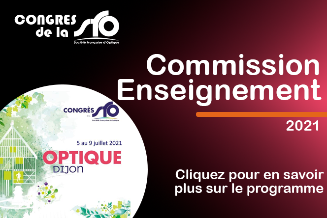 Cliquez pour accéder au programme  Commission enseignement