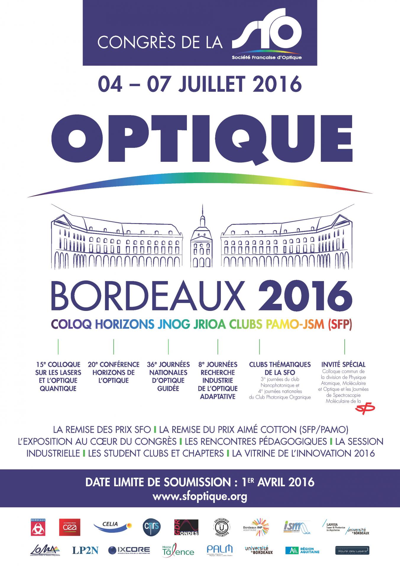 Congre s optique 2016 juillet blanche