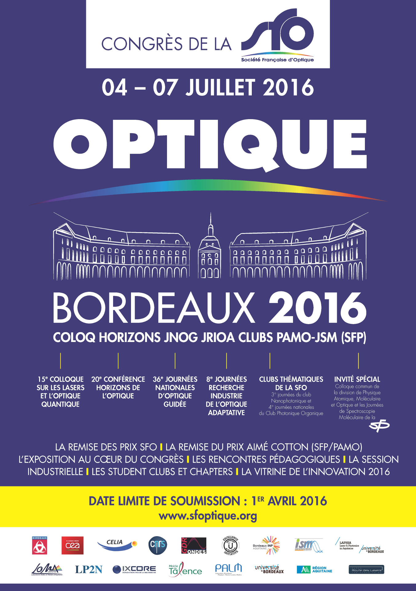 Congres OPTIQUE Bordeaux 2016
