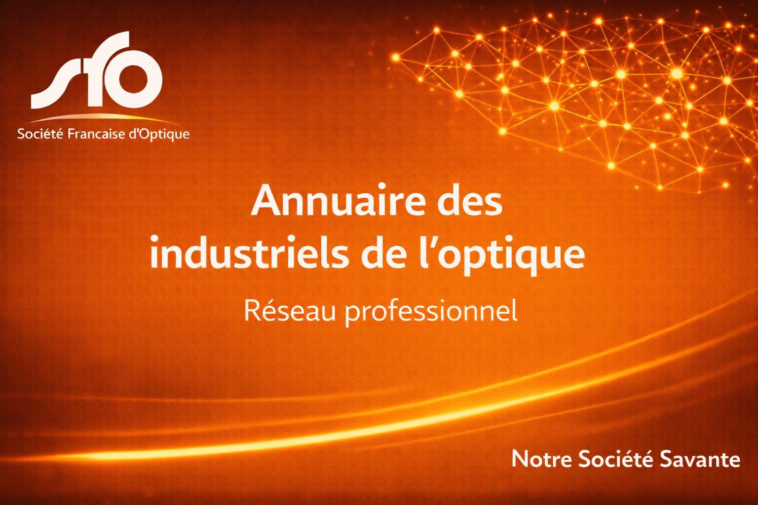 Annuaire des industriels de l'optique