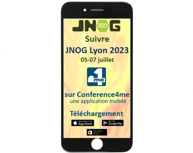 JNOG Lyon 2023 sur mobile