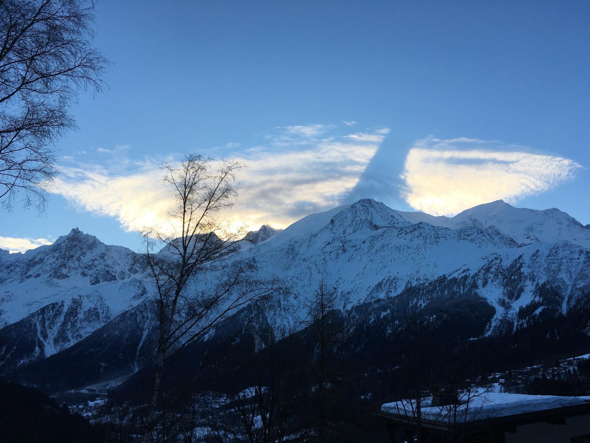 Les houches en hiver