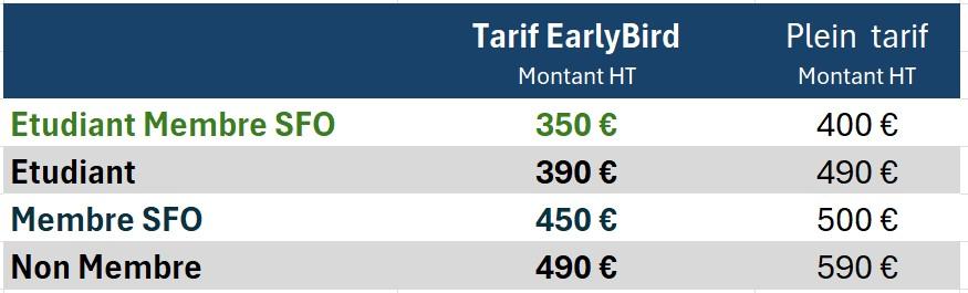 Offre sans hebergement earlybird