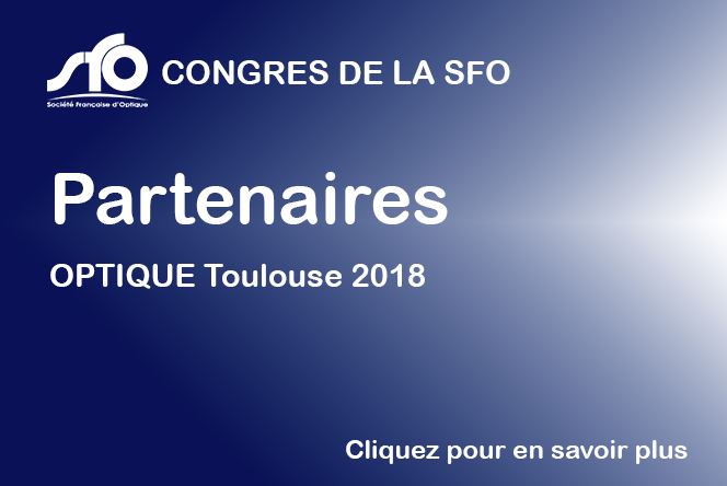 Découvrez les partenaires d'optique Toulouse 2018