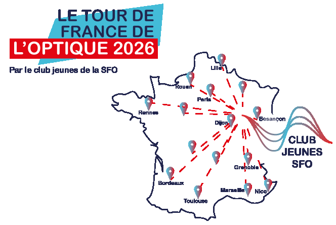 Le tour de France de L'optique 2026 par le club jeunes de la SFO